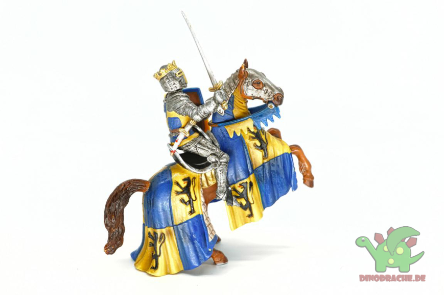 Schleich Löwenritter Fürst auf steigendem Pferd 70009